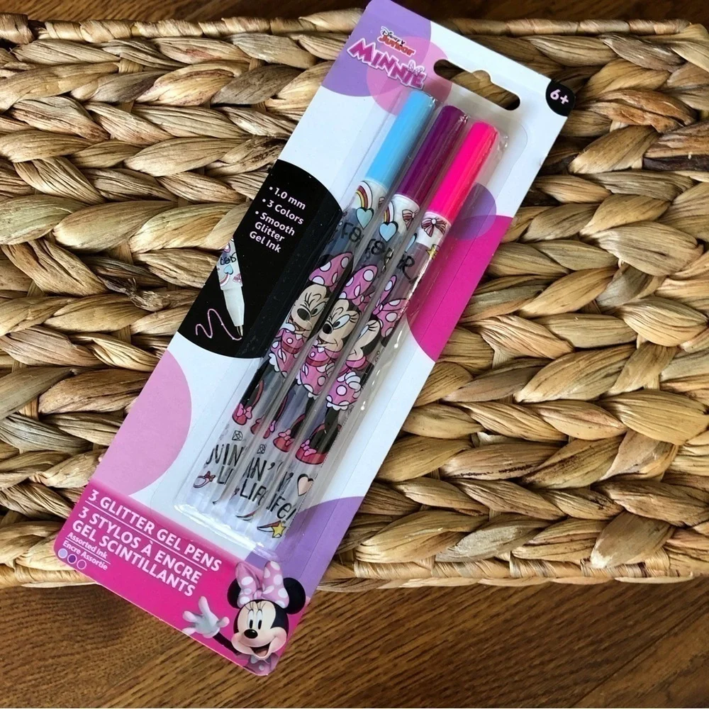 Disney Junior: Minnie Mouse 3 Glitter Gel Pens